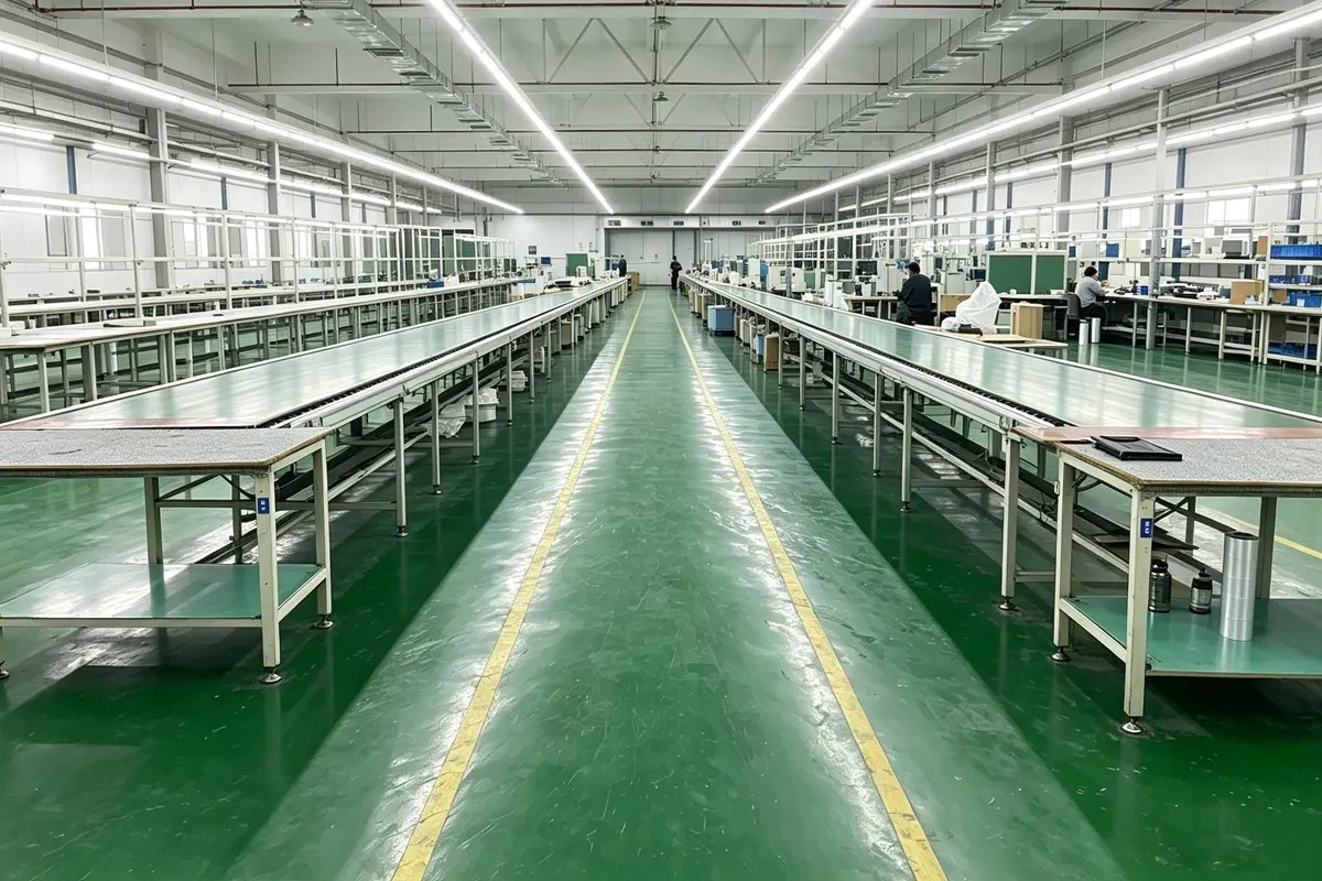 Production Line at RUICHI office chair factory