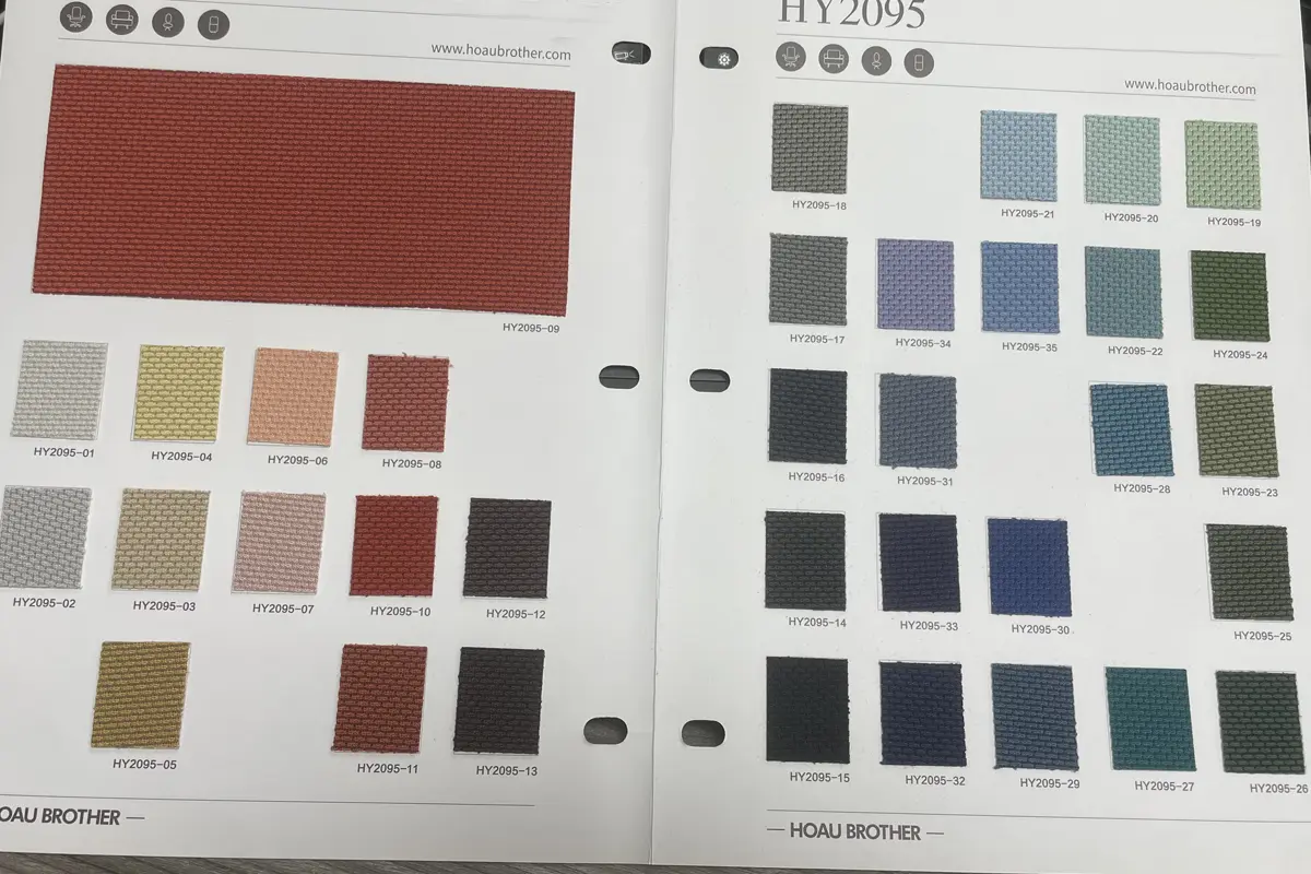 Office chair fabric and material options